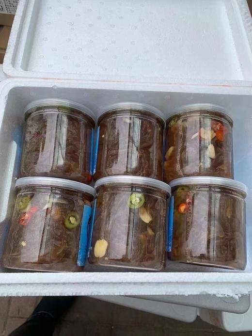 酸辣海蜇丝450g*6罐 毛重450g左右  嘎嘣脆 酸甜爽口 省内邮速达包邮 省外咨询客服补运费 商品图6