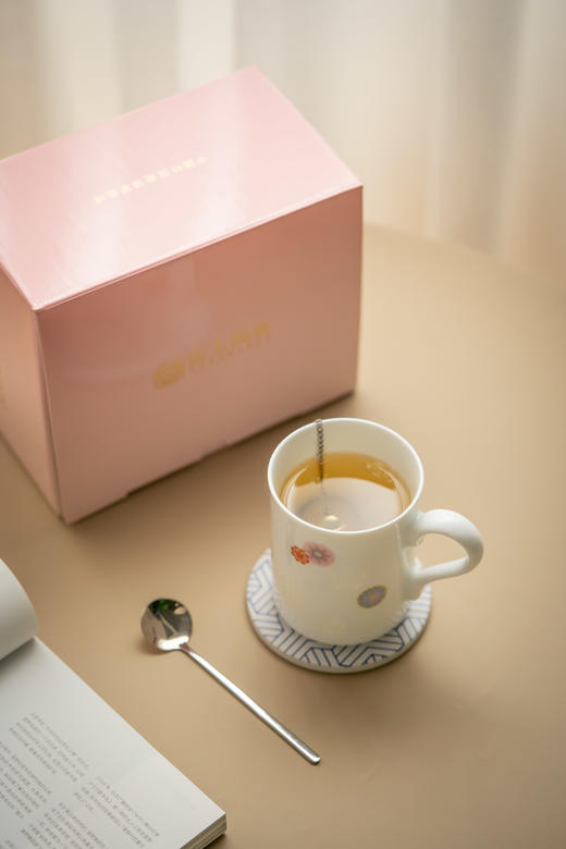 青花/粉彩工艺 | 富玉陶瓷 皮球花系列马克杯 素雅大方 两款可选 商品图2