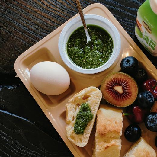 [屁侠推荐] 意帕斯塔 罗勒酱 经典热那亚风味 鲜食口感 需冷冻保存 小碟包装 52g*4碟/盒 商品图0