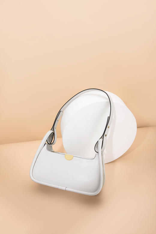 PIERRE CARDIN时尚斑马纹腋下包真皮单肩包 商品图2