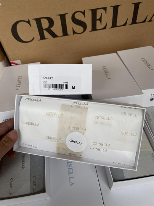 礼盒装镭射防伪标双面丝光液态长绒棉男士基础款纯色圆领短袖T恤 商品图2