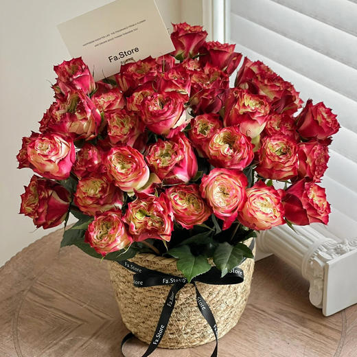 【AB级苹果杰克玫瑰.第二份减10元】10支/份 长约60-65cm 商品图1