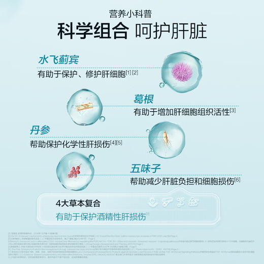 汤臣倍健  健安适水飞蓟葛根丹参片彩盒装（60片） 商品图1