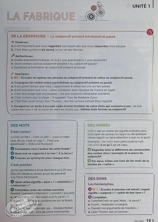 【中商原版】青少儿法语教材 2023版 LAtelier B2 学生用书 法文原版 didierfle app L atelier B2 edition 2023 Livre 商品图5