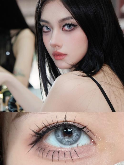 斯曼冰川灰（硅水凝胶）14.0mm 着色13.5【年抛】【瞳孔偏大可能会挡视线，介意慎拍】 商品图0