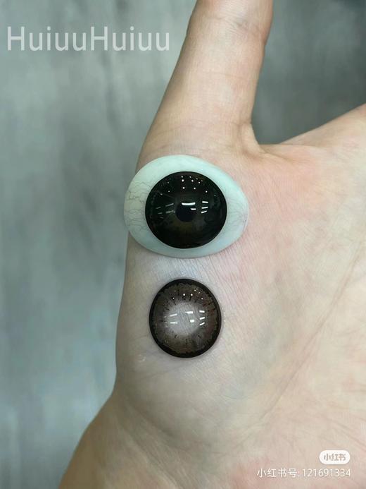 【店家实拍】Agenscolor-莫奈黑咖-14.5mm【年抛 0-1000度 无525/575】 商品图2