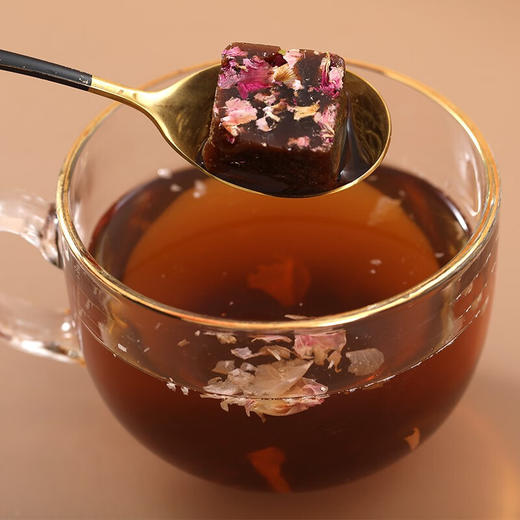 燕之坊黑糖 红糖块 纯手工甘蔗古法红糖原味月子产妇大姨妈盒装小袋装 玫瑰红糖216g 商品图5