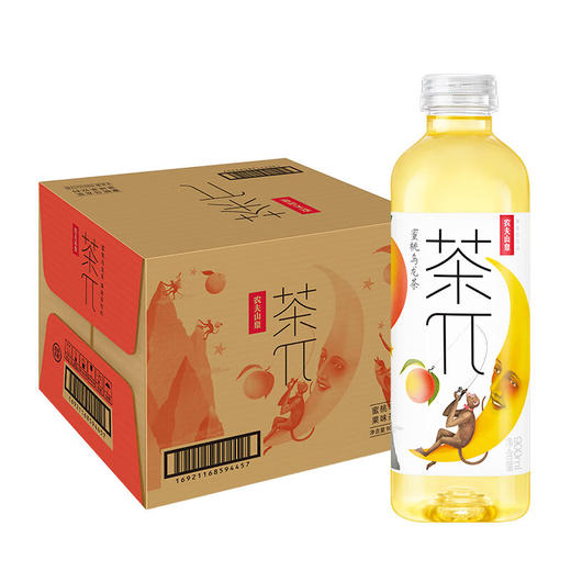 农夫山泉茶π蜜桃乌龙茶900ml 商品图0