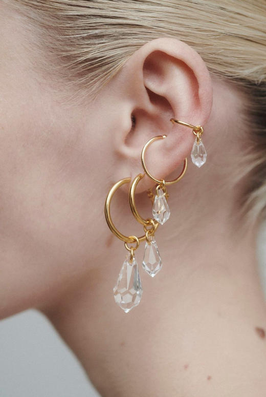 Chabaux Jasmine 系列水晶迷你耳挂（单个） 商品图2