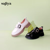 Safiya/索菲娅2024春季复古英伦一脚蹬百搭学院厚底粗跟小皮鞋 SF41112419 商品缩略图0