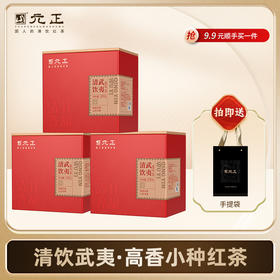 元正优品清饮武夷高香小种红茶100g*3盒