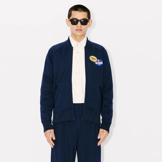 KENZO 高田贤三 男士水果贴纸印花拉链外套 蓝色 FE55 SW154 4MZ 77 商品图1