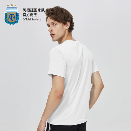 阿根廷国家队官方商品丨创意印号白色T恤短袖夏季透气休闲足球迷 商品图1