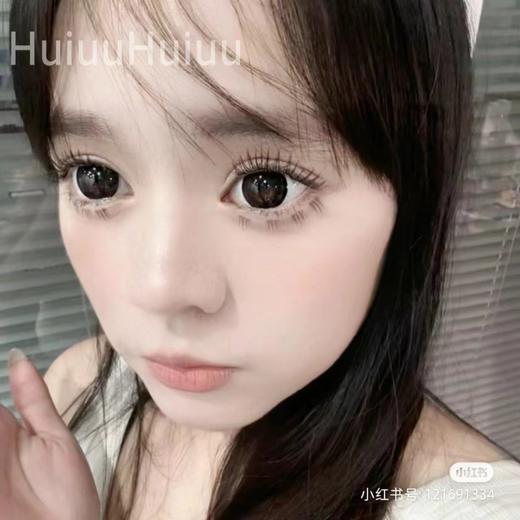 【店家实拍】Agenscolor-莫奈黑咖-14.5mm【年抛 0-1000度 无525/575】 商品图4