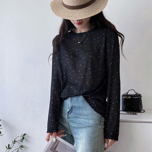 cos同款天丝波点衫 | 天丝面料，质感细腻，可单穿可内搭 商品图2