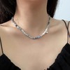 ELOANE GALLERY 落岸混彩蓝半宝石天然珍珠项链锁骨链丨【本商品不支持使用优惠券】 商品缩略图3
