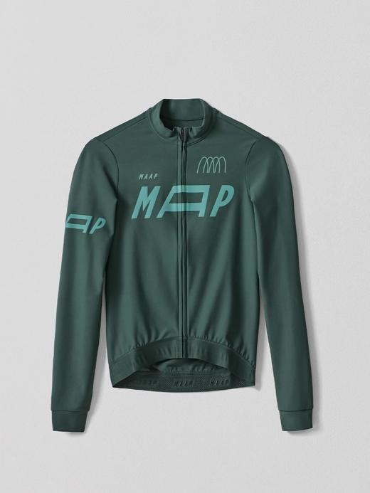 MAAP 女士 Adapt Thermal LS Jersey 长袖骑行服加绒秋冬 藻光绿 商品图3