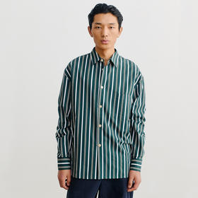 A Kind Of Guise GUSTO SHIRT 意大利制条纹泡泡纱长袖衬衫