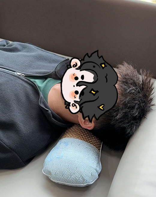 【家居百货】【艾草冰丝骨头枕】 人体工学设计、 牵引颈椎曲线！让你的颈部肌肉得到舒缓和缓解，枕头+靠腰，一枕多用，呵护腰颈！ 商品图5