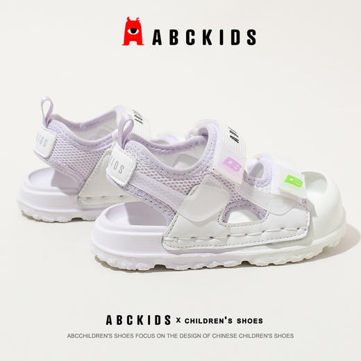 abckids童鞋2024夏季新款女童沙滩鞋休闲鞋子运动凉鞋 商品图3