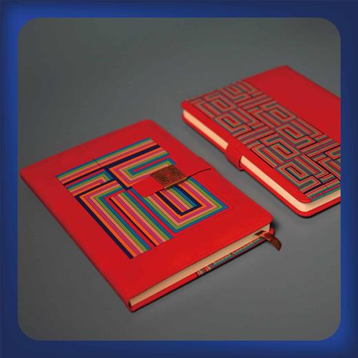 畲乡物语多彩畲福A5加厚商务笔记本子简约学生办公记事本文具 商品图2