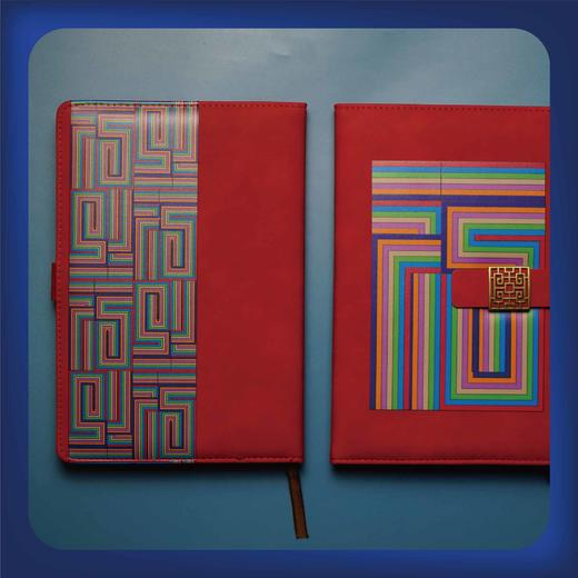 畲乡物语多彩畲福A5加厚商务笔记本子简约学生办公记事本文具 商品图1