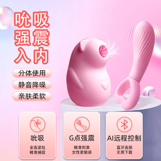 JOI小松鼠二代PRO可分体女用吮吸自慰器情趣高潮远程遥控成人玩具 商品图0