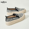 Safiya/索菲娅2024秋季圆头厚底亮片百搭一脚蹬懒人渔夫鞋 SF43111427 商品缩略图6