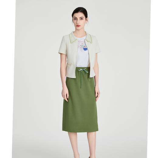 司歌休闲修身两件套套装短袖弹力TO891072y 商品图0