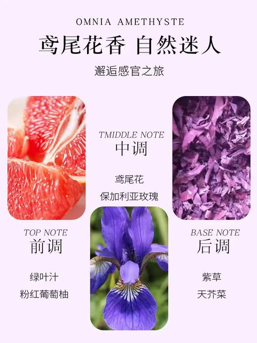 宝格丽新款紫晶香水淡香50ml 商品图3
