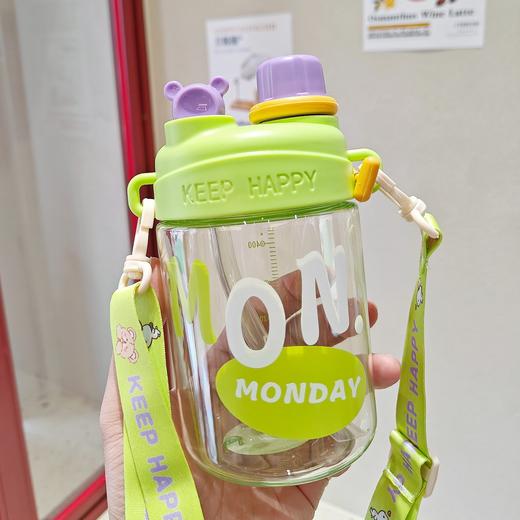 【捡漏！59.9/任选2款】选择不止一种，颜值新主义 ins水杯吸管杯 女学生夏季高颜值 可爱便携可斜跨韩版塑料双饮杯子-QQ 商品图7