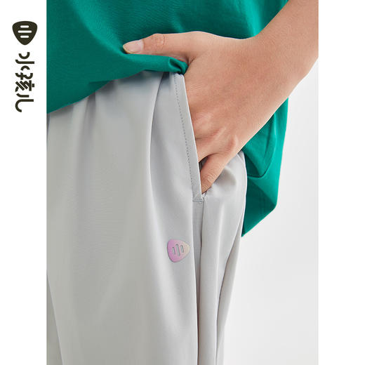 水孩儿童装夏季新款儿童防晒凉感长裤男童舒适弹力运动裤女童简约纯色裤子 商品图4