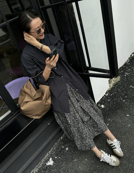 老米优品/ 韩国同款《韩国纱🌸 小碎花复古半身裙长裙》慵懒，复古，仙气。行走生风~~~ Q240508A 商品图8