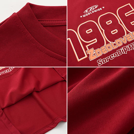 女装圆领数字印花大版短袖T恤-31613T4222015 商品图2