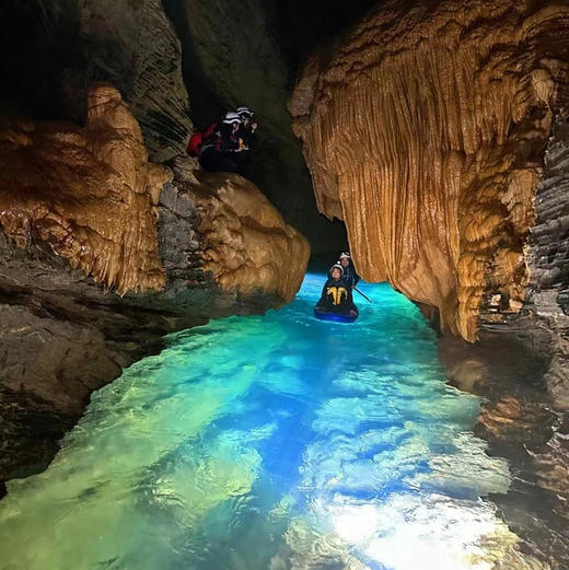 湘西探洞｜湘西蓝洞探险一日游，玩瀑布绳降，快乐玩水，一日往返打卡湘西玻璃水溶洞，看上亿年的钟乳石！ 商品图7