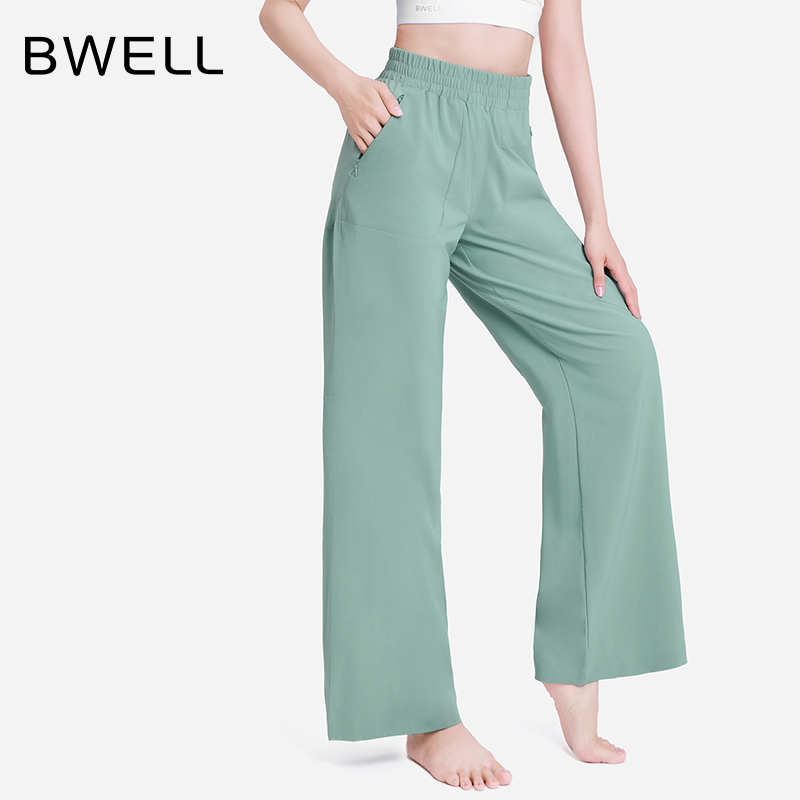 BWELL修身防晒阔腿裤BWY7628K