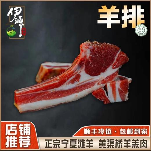 宁夏滩羊羊羔肉羊排500g2包包装大气高端送礼煎烤炖汤烧烤 红焖 烤肉 商品图0