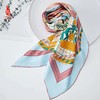 SAINTJOY/上久楷真丝方巾 双面印花真丝方巾  革兰蔻  FJS23070 商品缩略图7