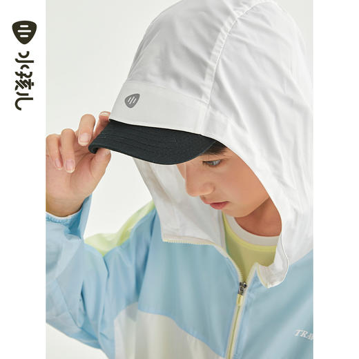 水孩儿童装夏季新款儿童防晒外套男童轻薄舒适皮肤衣女童时尚拼色连帽上衣 商品图8