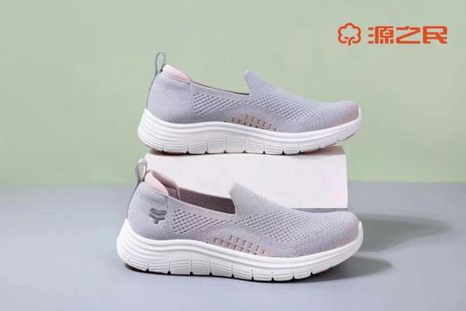 源之民夏款高弹飞织橡塑大底女士轻便运动鞋 商品图3