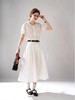 浮生八记/24A054/复古棉基础打褶通勤A字遮肉半裙 商品缩略图0