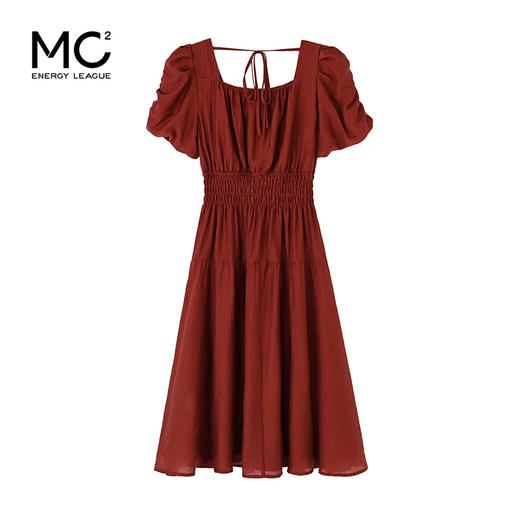 女装方领收腰款连衣裙-2789Q4222366 商品图4