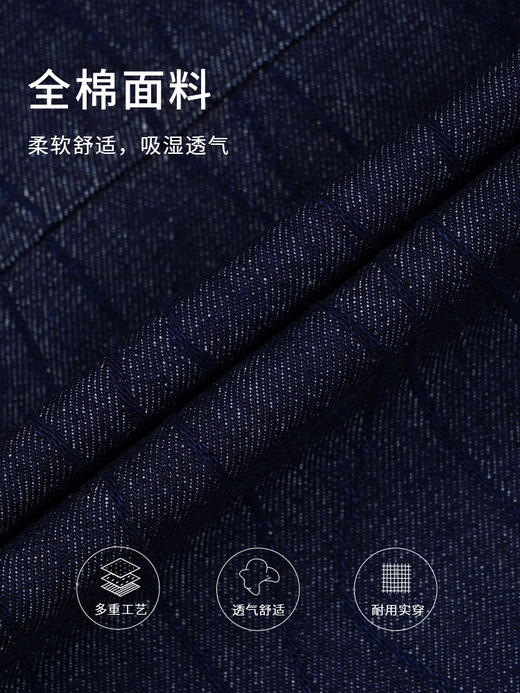 callisto深蓝全棉水洗牛仔短裤 STSPW001C 商品图4