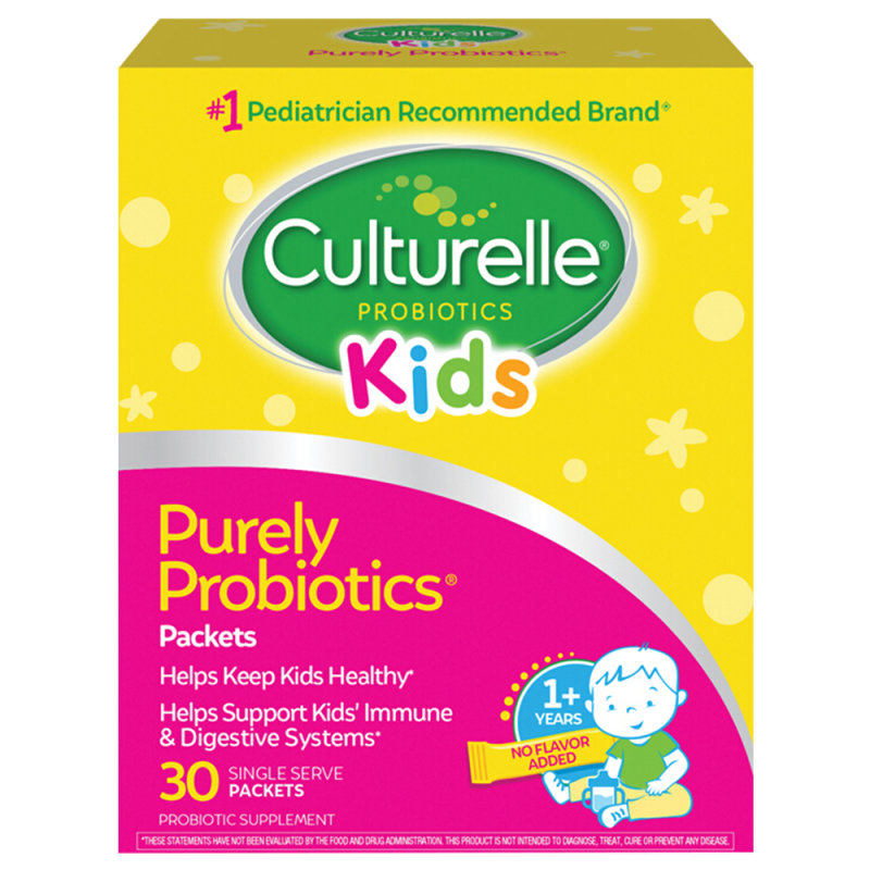 【保税】美国康萃乐/Culturelle 益生菌粉30袋/盒 崔医生推荐 易携带 原装进口