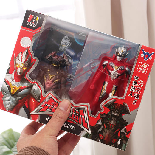 六一特卖！【暗藏玄机，盲盒奥秘】奥特中华超人玩具套装，男孩礼盒，儿童玩具，打开盲盒，等你发现真相！ 商品图2