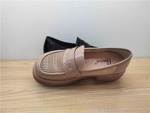 23201871豪行夏季新款真皮休闲低跟打孔女鞋凉鞋皮鞋 商品图1