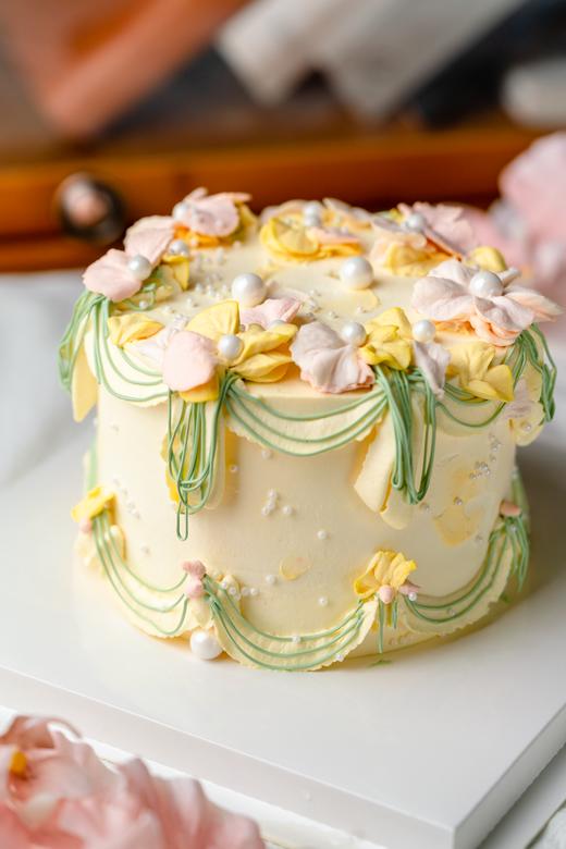 烤爱·生日蛋糕系列·莫耐的花园·女生女神母亲蛋糕 奶油坚果·聚会生日节日【仅限深圳同城配送】 商品图1