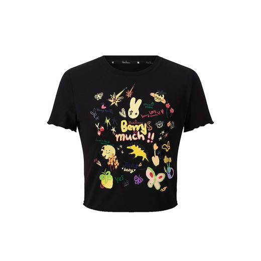 HL2DSSTS1801	印花短T恤 商品图1