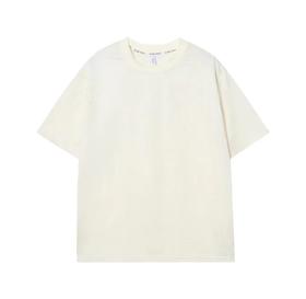 T648夏季新款提花男女短袖舒适透气上衣时尚百搭宽松休闲T恤