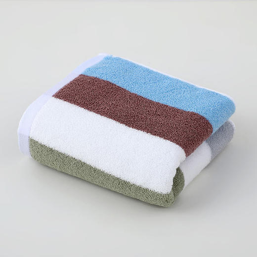 【宽条纹毛巾】全棉毛巾宽条纹洗脸面巾毛巾浴室洗澡条子毛巾 商品图6